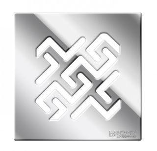 Душевой трап Berges Platz Antik 091161 15см хром глянец